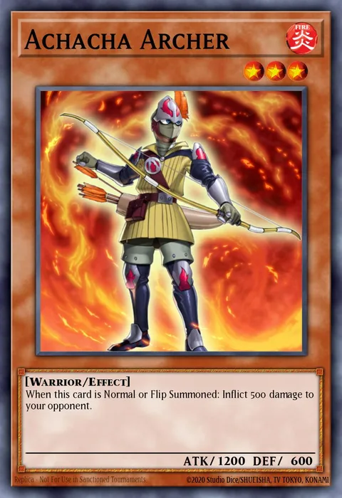 Achacha Archer trading card