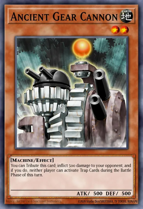 Ancient Gear Cannon trading card