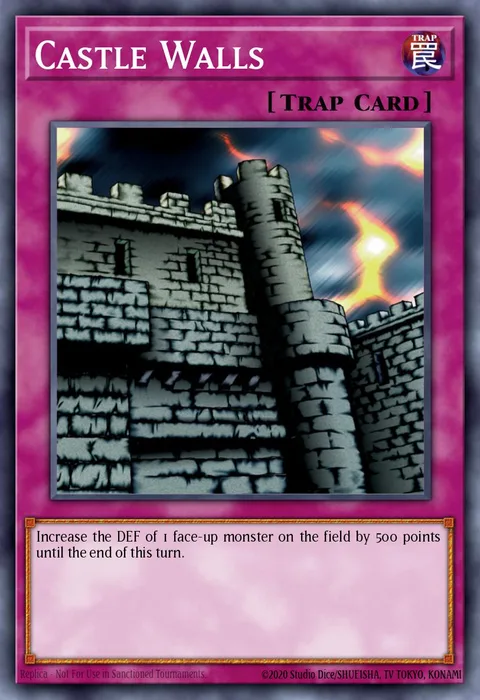 Castle Walls trading card