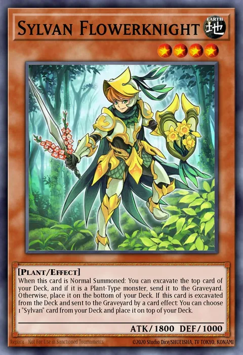 Sylvan Flowerknight trading card