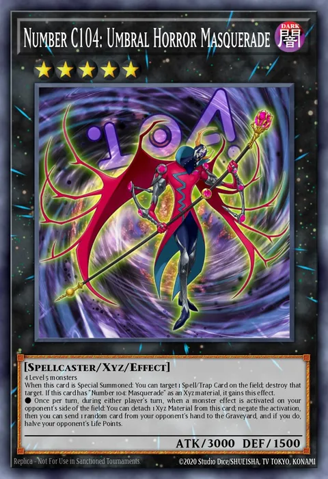 Number C104: Umbral Horror Masquerade trading card