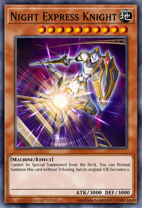 Night Express Knight trading card