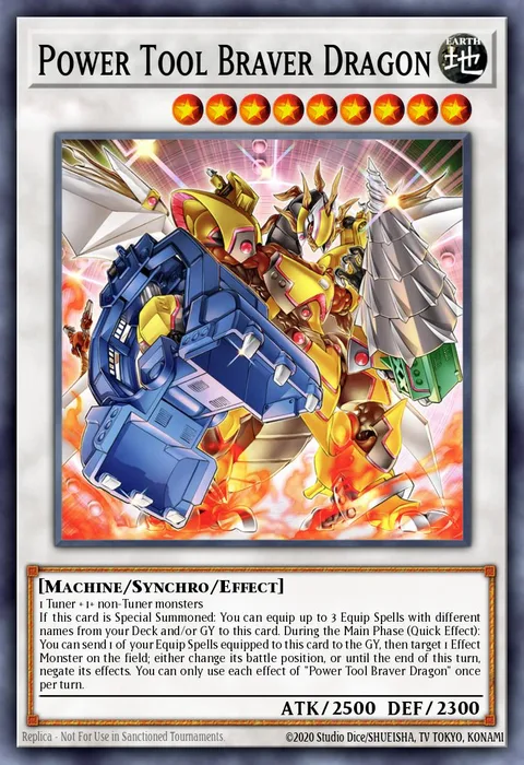 Power Tool Braver Dragon trading card