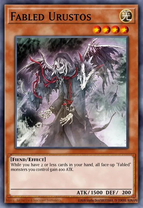 Fabled Urustos trading card