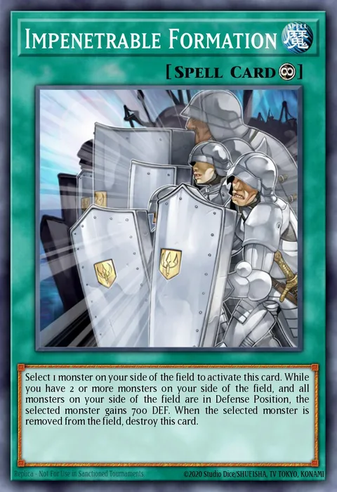 Impenetrable Formation trading card
