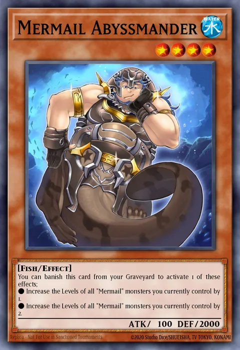 Mermail Abyssmander trading card