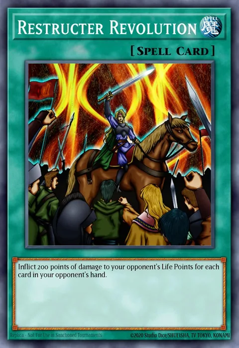 Restructer Revolution trading card