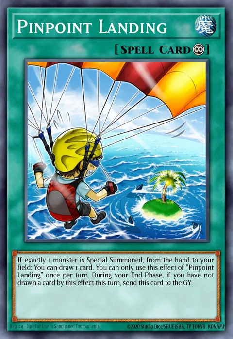 Pinpoint Landing trading card