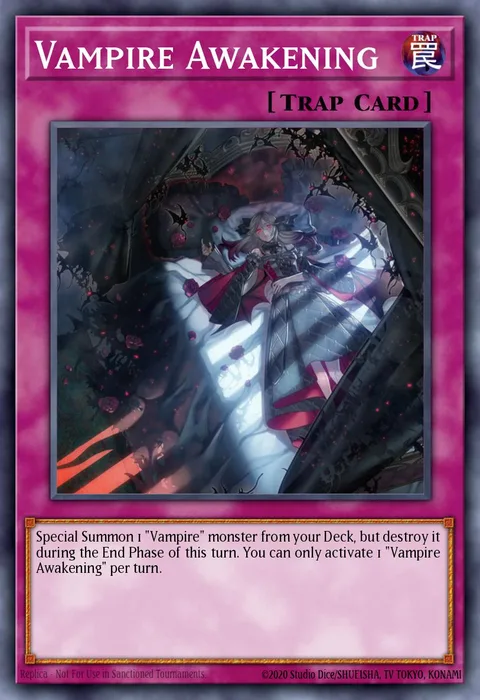 Vampire Awakening trading card