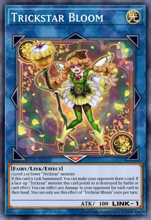 Trickstar Bloom trading card