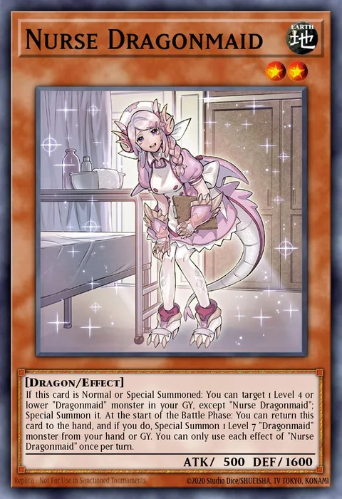 Nurse Dragonmaid trading card