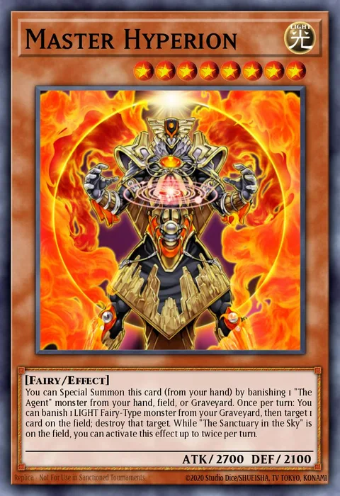 Master Hyperion trading card