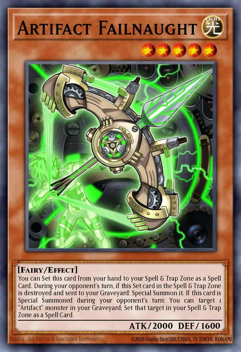 Artifact Failnaught trading card
