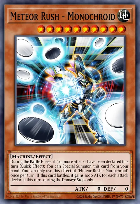 Meteor Rush - Monochroid trading card