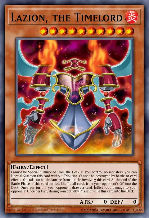Lazion, the Timelord trading card