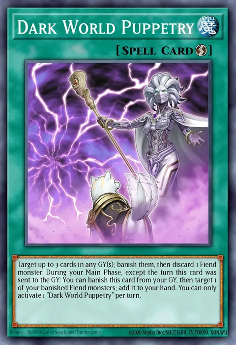 Dark World Puppetry trading card