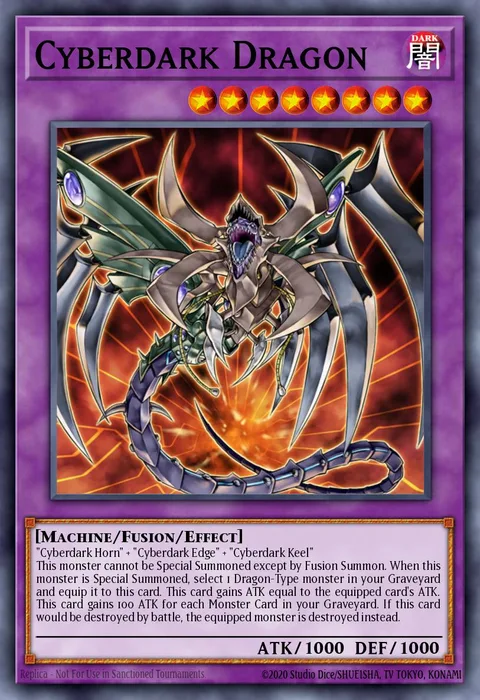 Cyberdark Dragon trading card