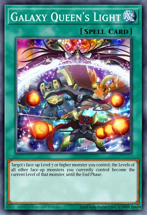 Galaxy Queen's Light trading card