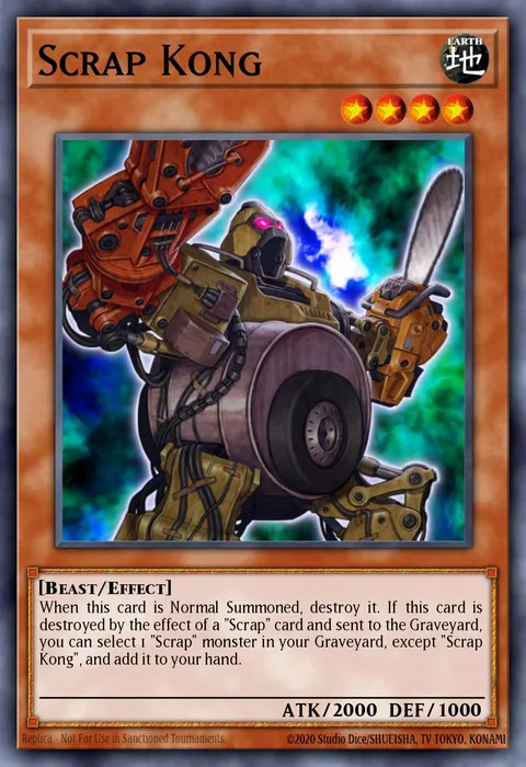 Scrap Kong trading card