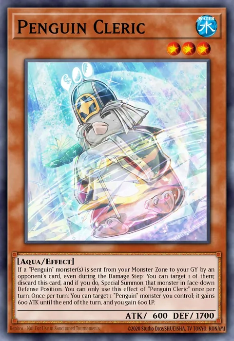 Penguin Cleric trading card