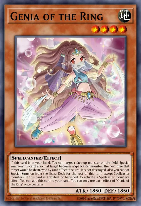 Genia of the Ring trading card