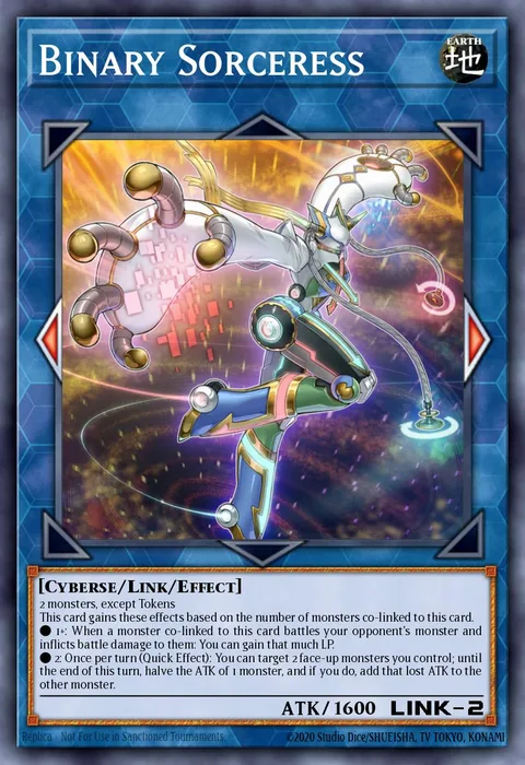 Binary Sorceress trading card