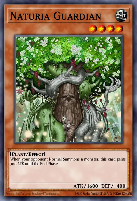 Naturia Guardian trading card