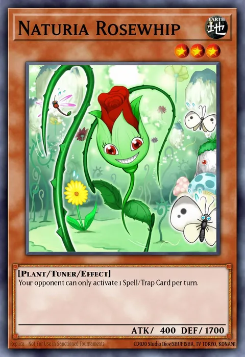 Naturia Rosewhip trading card