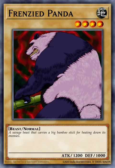 Frenzied Panda trading card