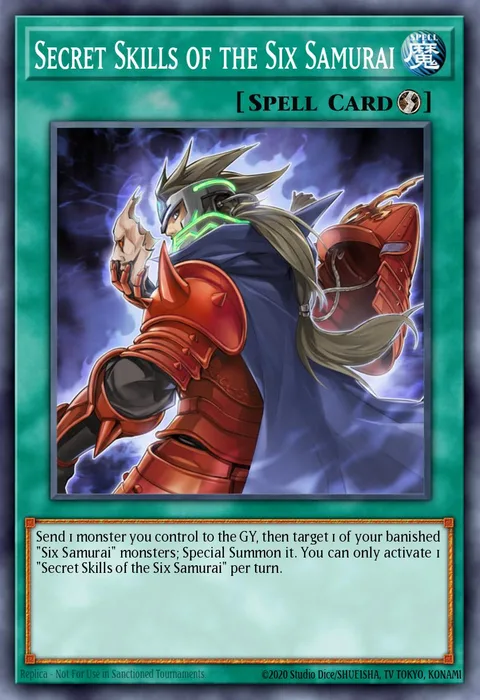 Secret Skills of the Six Samurai trading card