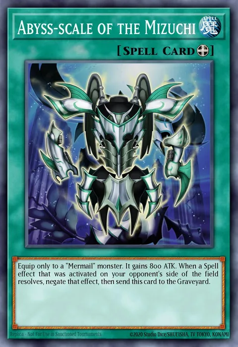 Abyss-scale of the Mizuchi trading card