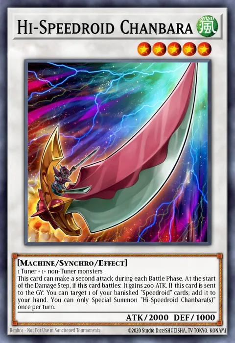 Hi-Speedroid Chanbara trading card