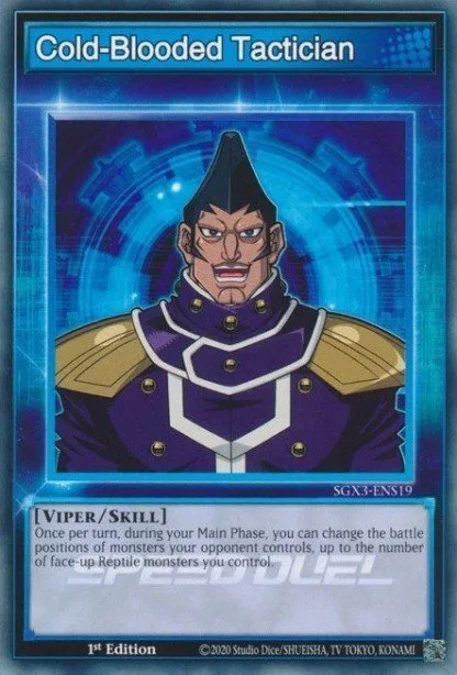 Cold-Blooded Tactician trading card