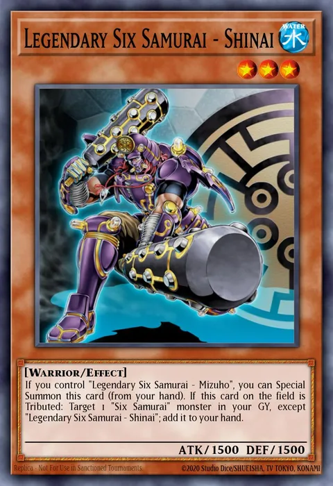 Legendary Six Samurai - Shinai trading card