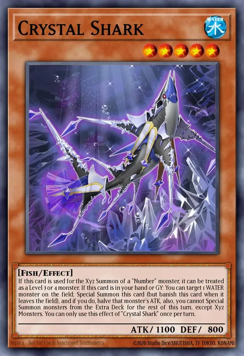 Crystal Shark trading card