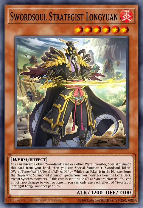 Swordsoul Strategist Longyuan trading card