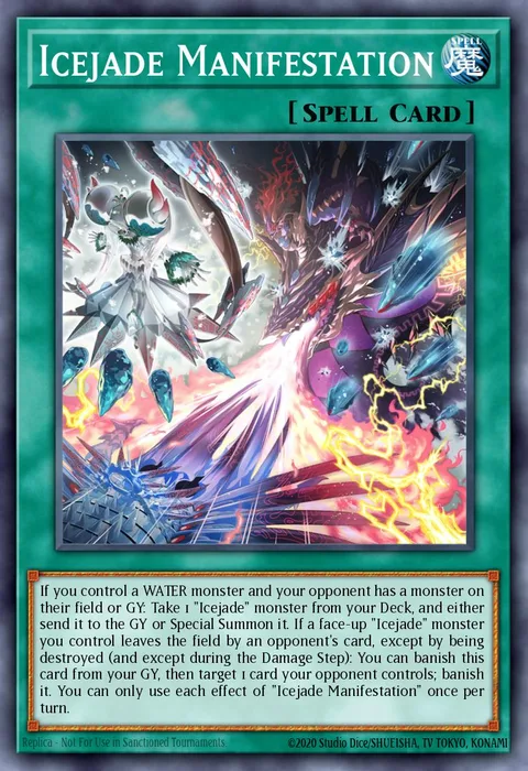Icejade Manifestation trading card