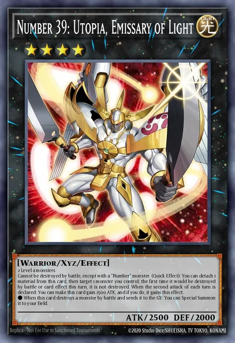 Number 39: Utopia, Emissary of Light trading card