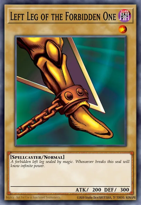 Left Leg of the Forbidden One trading card