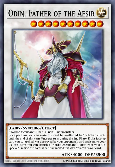 Odin, Father of the Aesir trading card