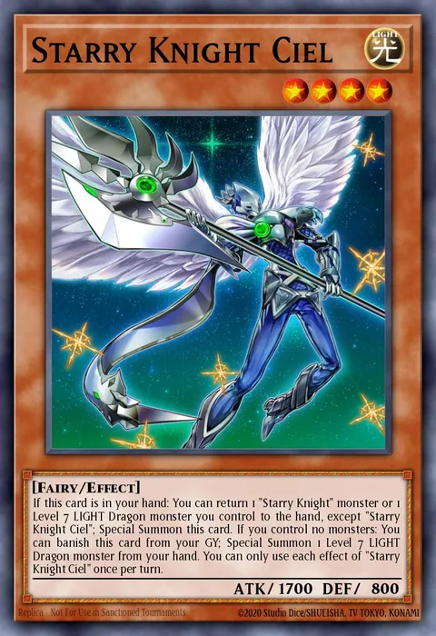 Starry Knight Ciel trading card