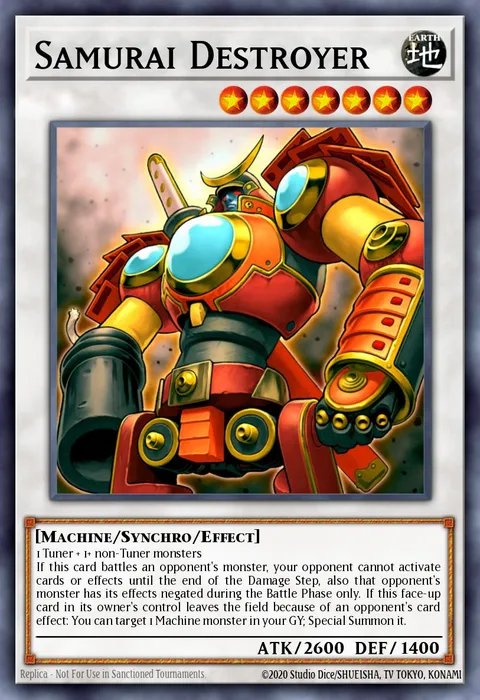 Samurai Destroyer trading card