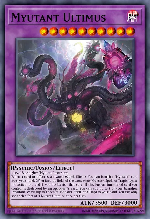 Myutant Ultimus trading card