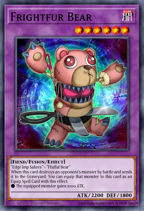 Frightfur Bear trading card