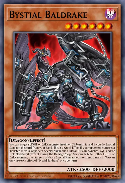 Bystial Baldrake trading card