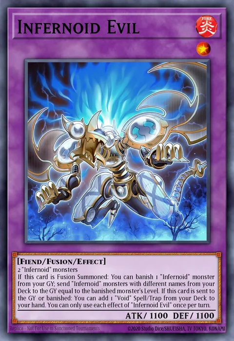 Infernoid Evil trading card