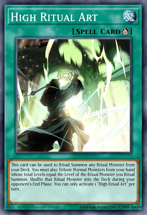 High Ritual Art trading card