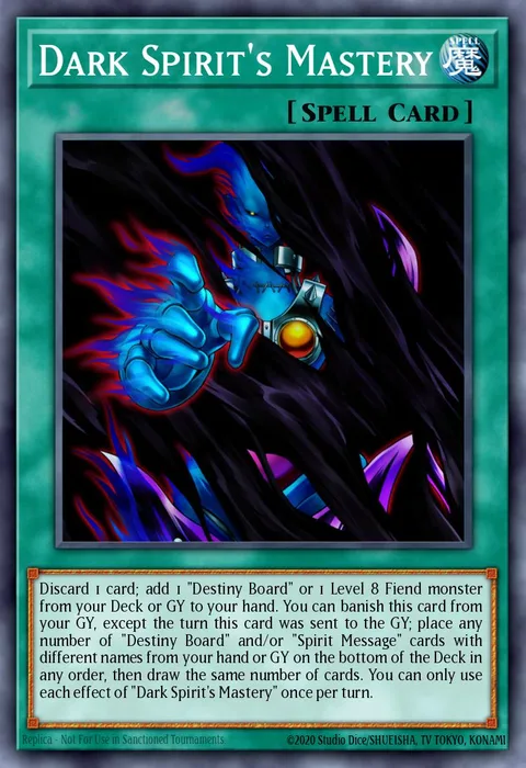 Dark Spirit's Mastery trading card