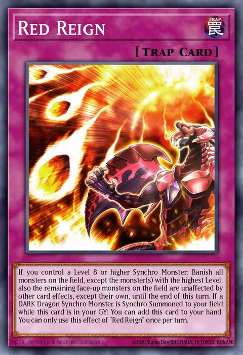 Red Reign trading card