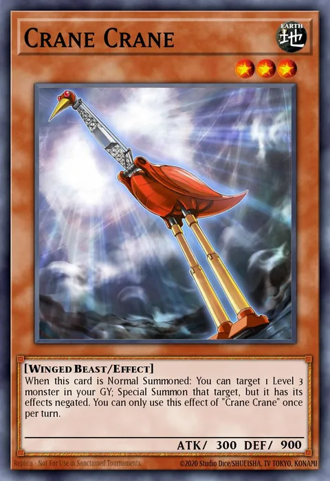 Crane Crane trading card